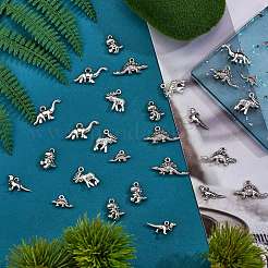 120Pcs 6 Style Tibetan Style Alloy Pendants&nbsp;TIBE-SZ0001-07