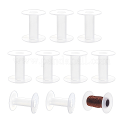 PPプラスチックボビン  コラム  透明  67.33x59.12mm  穴：21.31mm&nbsp;FIND-WH0126-831A