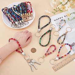 24Pcs 24 Styles Cloth Keychains&nbsp;KEYC-FG0001-20