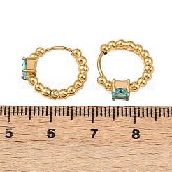 304 Stainless Steel Square Hoop Earrings&nbsp;EJEW-I320-28G