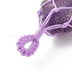 Natural Amethyst Pendants&nbsp;PALLOY-JF01212-05