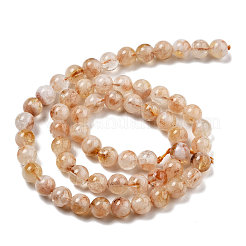 Heated Natural Citrine Beads Strands&nbsp;G-NH0010-04