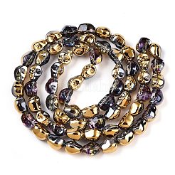 Electroplate Glass Beads Strands&nbsp;EGLA-T021-09O