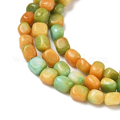 Dyed Natural White Jade Beads Strands&nbsp;GG-CBA1D61-A01-03