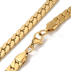 Ion Plating(IP) 304 Stainless Steel Snake Chain Necklaces&nbsp;NJEW-Q337-03G-G