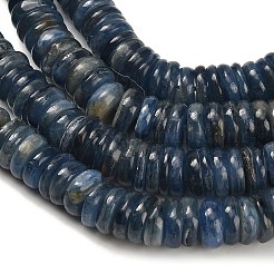 天然石カヤナイトビーズ連売り  ロンデル  10x3~4.5mm  穴：0.7mm  約115~117個/連  15.75~15.94インチ（40~40.5cm）&nbsp;G-H335-G01-10mm