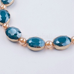 Opaque Glass Beads Strands&nbsp;EGLA-K013-PL-07D