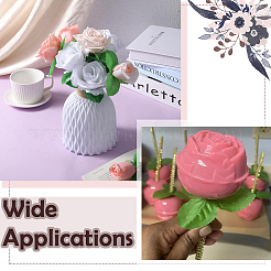 Plastic & Cloth Artificial Leaf&nbsp;AJEW-WH20070-105