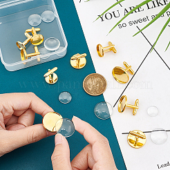 10Pcs 5 Styles Brass Cuff Button&nbsp;BUTT-UN0001-21S