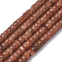 Synthetic Goldstone Heishi Beads Strands&nbsp;LS-G-A299-A03-01