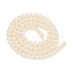 Glass Pearl Beads Strands&nbsp;HY-G002-01B-02