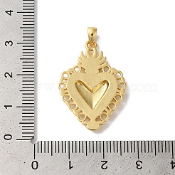 Rack Plating Brass Pendants&nbsp;KK-G504-12G