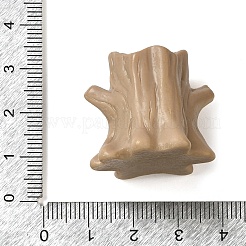 ハロウィーンの飾り  樹脂製の木の幽霊の置物、家のデスクトップの装飾用の彫像  コーヒー  27x29x20mm&nbsp;AJEW-S001-02A