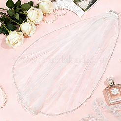 Organza Lace Long Bridal Veils&nbsp;AJEW-WH0596-963A