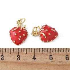 Brass Enamel Pendants&nbsp;KK-D336-04G-01