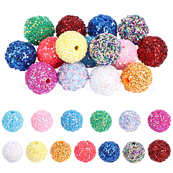 26Pcs 13 Colors Acrylic Beads&nbsp;SACR-PA0001-38