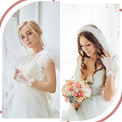 Bowknot Nylon Lace Sleeves&nbsp;DIY-WH0888-538A