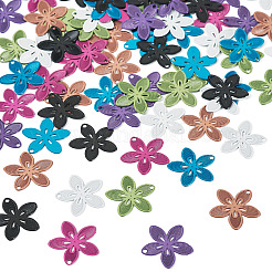 70Pcs 7 Colors Spray Paint 430 Stainless Steel Charms&nbsp;STAS-TA0006-07