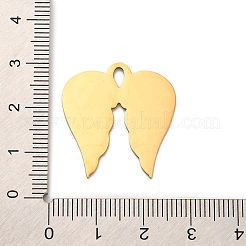 304 Stainless Steel Pendants&nbsp;STAS-D050-02G