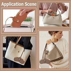 2Pcs 2 Colors Rectangle PU Leather Eyeglass Case&nbsp;AJEW-CN0006-95B