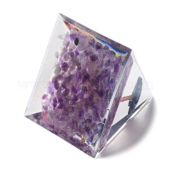 Orgonite Pyramid Resin Energy Generators&nbsp;DJEW-PW0012-020A