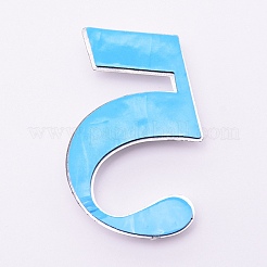 Plastic & PVC Number Sign Labels&nbsp;KY-WH0023-B05-01