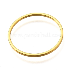 真鍮製フレームコネクター  フラットリング  18KGP本金メッキ  20x1mm  内径：18.5mm&nbsp;KK-Z126-03G-03