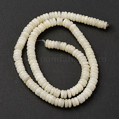 Natural White African Opal Beads Strands&nbsp;G-L624-H12-6x2mm