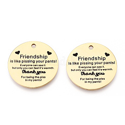 201 Stainless Steel Pendants&nbsp;LS-STAS-T064-37G-15