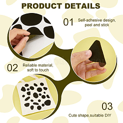 8 Sheets 2 Styles Felt Self-adhesive Pads&nbsp;FIND-GA0003-27