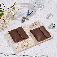 Rectangle PU Leather Ring Bags&nbsp;LS-ABAG-WH0047-01C