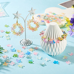 200Pcs 2 Styles Transparent Acrylic Bead Cap&nbsp;MACR-TA0002-92