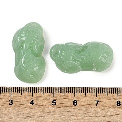 Spray Painted Imitation Jade Glass Beads&nbsp;GLAA-Z007-01H