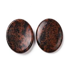 Oval Natural & Synthetic Mixed Gemstone Thumb Worry Stone for Anxiety Therapy&nbsp;G-P486-03