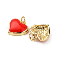 Brass Enamel Pendants&nbsp;KK-K408-32G