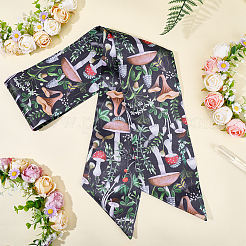 1Pc Mushroom Printed Polyester Wrap Lady Belts&nbsp;AJEW-CP0009-89B