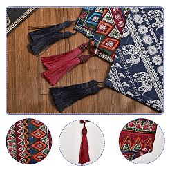 3Pcs 3 Colors Ethnic Style Cotton Hemp Table Runners&nbsp;DIY-CA0005-88