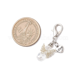 Glass Pendant Decorations&nbsp;HJEW-MZ00375