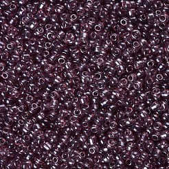 12/0 ガラスシードビーズ  トランス。光沢の色  ラウンド  ロージーブラウン  2mm  穴：1mm  30000個/ポンド&nbsp;SEED-A006-2mm-116