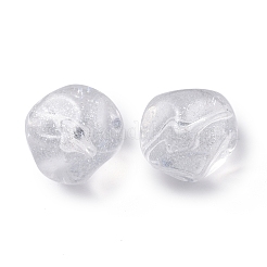 透明なアクリルビーズ  グリッターパウダー  ラウンド  透明  16mm  穴：1.8mm  約230個/500g&nbsp;OACR-P007-60