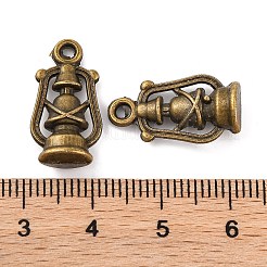 Tibetan Style Alloy Lantern/Oil Lamp Pendants&nbsp;X-TIBEP-Q041-092AB-NR