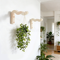 Wood Coat Hook&nbsp;AJEW-WH0871-57