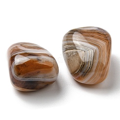 天然赤縞瑪瑙/縞瑪瑙ビーズ  ナゲット  穴なし/ドリルなし  25.5~28x20~22.5x13~16mm&nbsp;G-B043-01