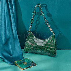 Acrylic Curb Chain Bag Strap&nbsp;FIND-WH0092-25