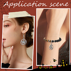 48Pcs 6 Styles Tibetan Style Alloy Pendants&nbsp;FIND-SC0019-41