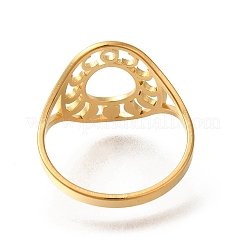304 Stainless Steel Rings for Women&nbsp;RJEW-S238-11G