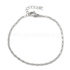 304 Stainless Steel Link Chain Bracelets for Women&nbsp;BJEW-D466-05P