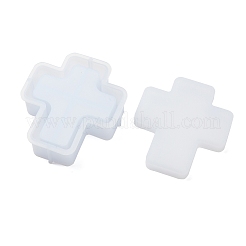 DIYキャンドル作り  レジン型  UVレジン用  エポキシ樹脂工芸品作り  ホワイト  クロス  112x102x30.5mm  内径：102.5mm&nbsp;SIMO-M045-10
