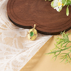 1Pc Brass Enamel Locket Pendants&nbsp;FIND-TA0010-71D
