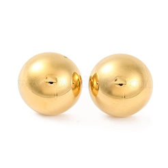 Ion Plating(IP) 304 Stainless Steel Stud Earrings&nbsp;EJEW-G395-15G